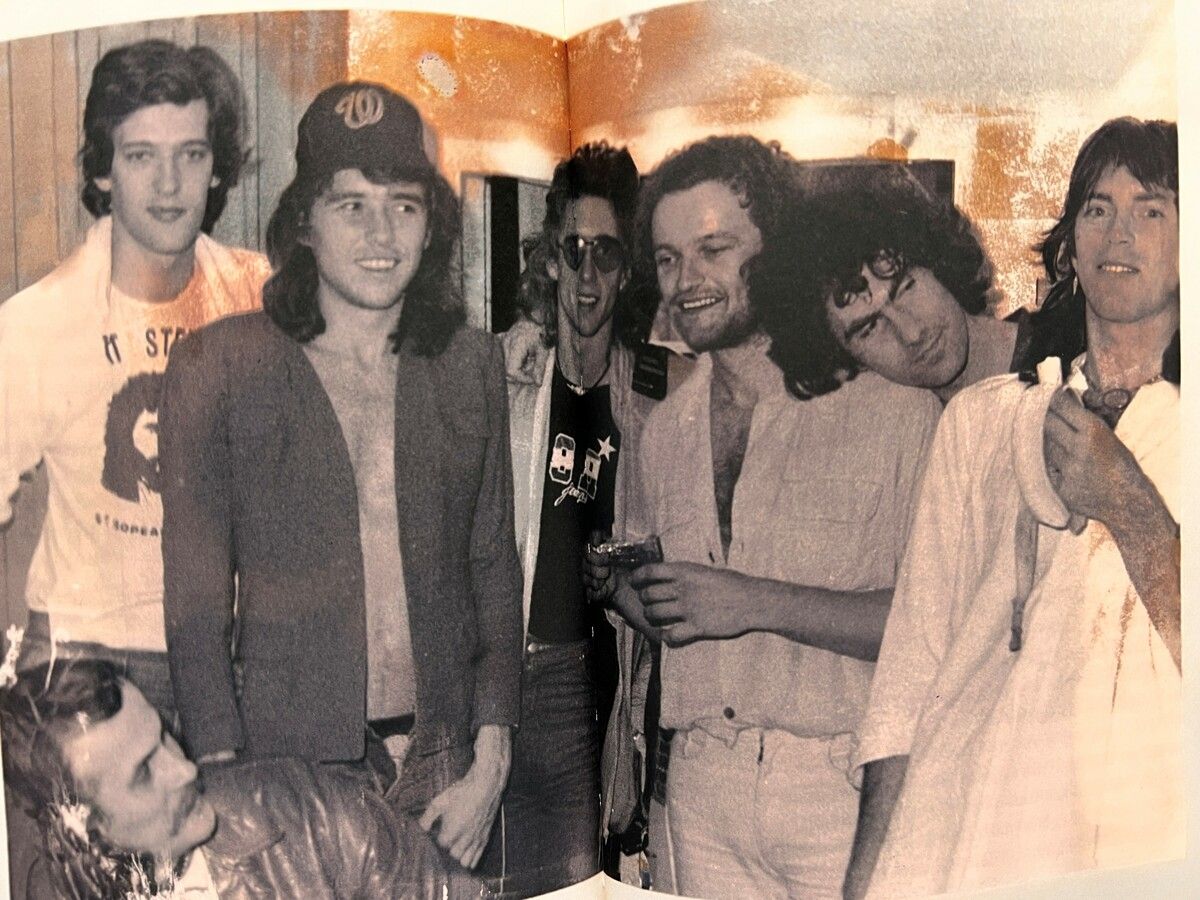 Antoine Lemaire mit der holländischen Band „Golden Earring”. ⇒privat