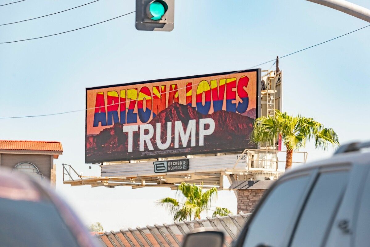 Arizona bringt Trump elf weitere Wahlleute ein. Damit kommt der Republikaner nun insgesamt auf 312 Stimmen. ⇒afp