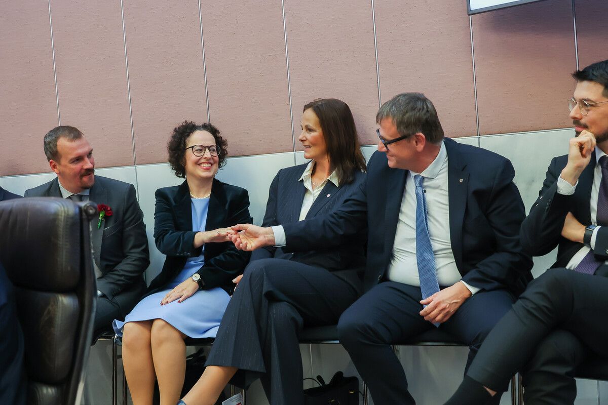 Christine Schwarz-Fuchs, Sandra Jäckel und Christoph Thoma.