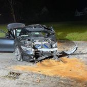 Autofahrer kracht gegen Baum