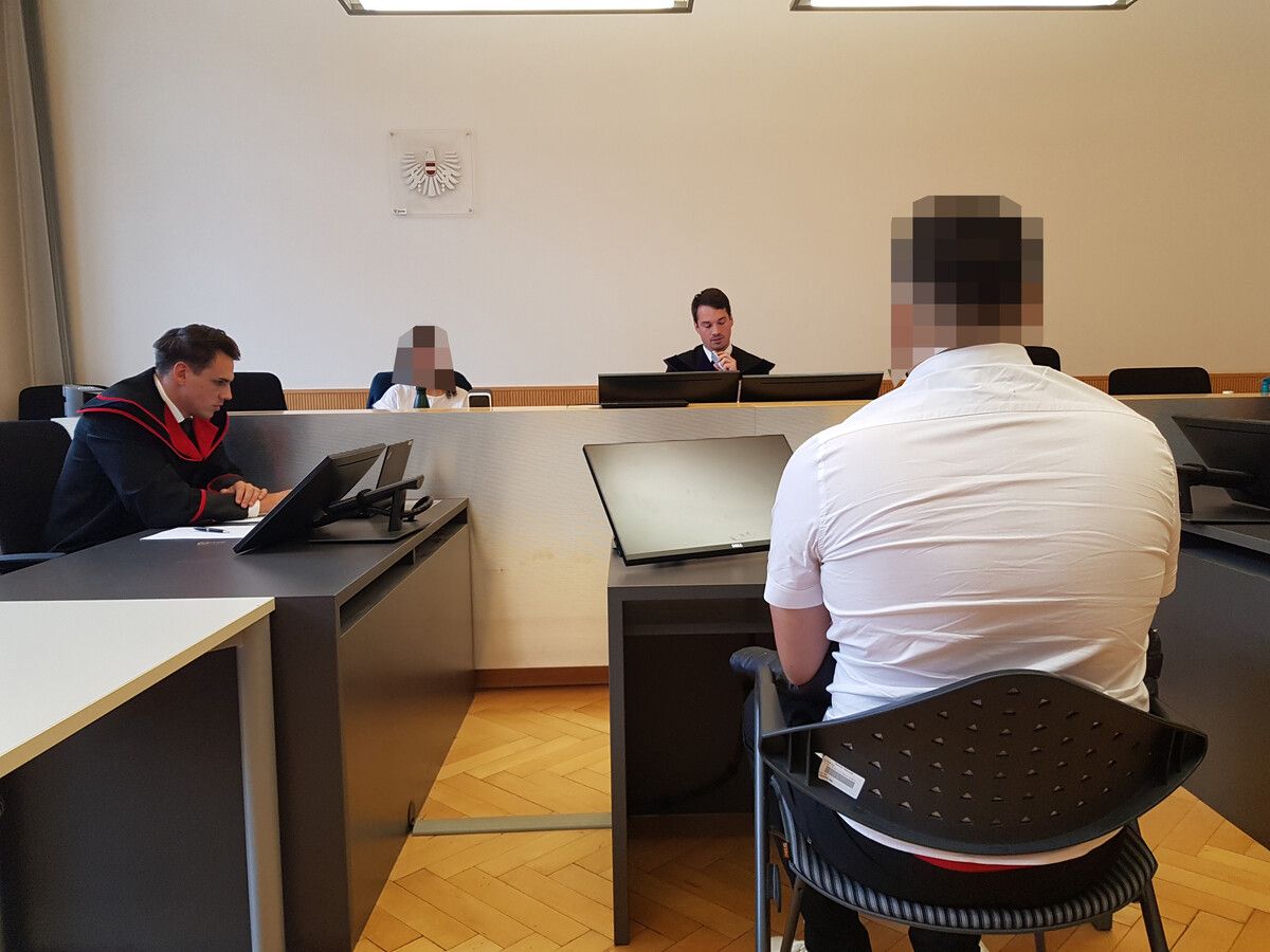 Der junge Familienvater hat bereits mehrere Vorstrafen. ⇒Eckert