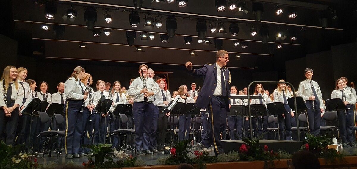 Der Musikverein Lustenau begeisterte das Publikum beim diesjährigen Herbstkonzert im Reichshofsaal. ⇒MV Lustenau (2)