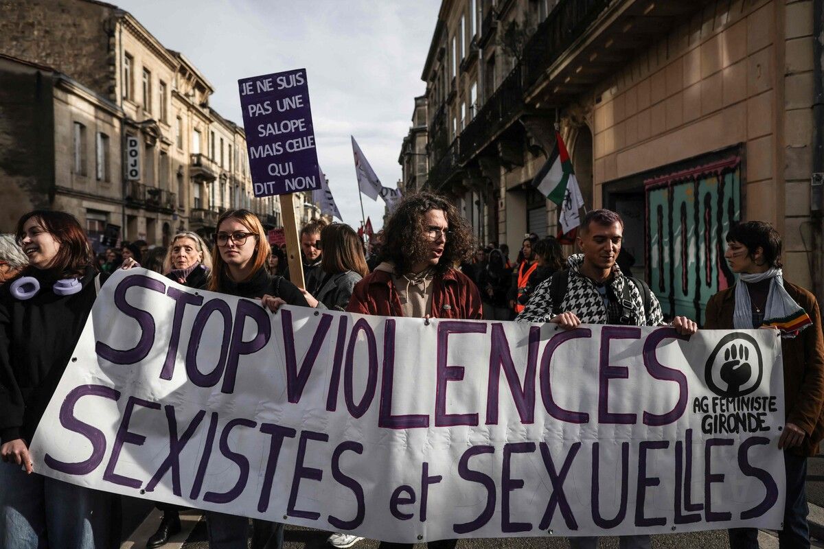 Der Ruf nach einem besseren Schutz von Frauen wurde auch in Bordeaux laut.⇒AFP