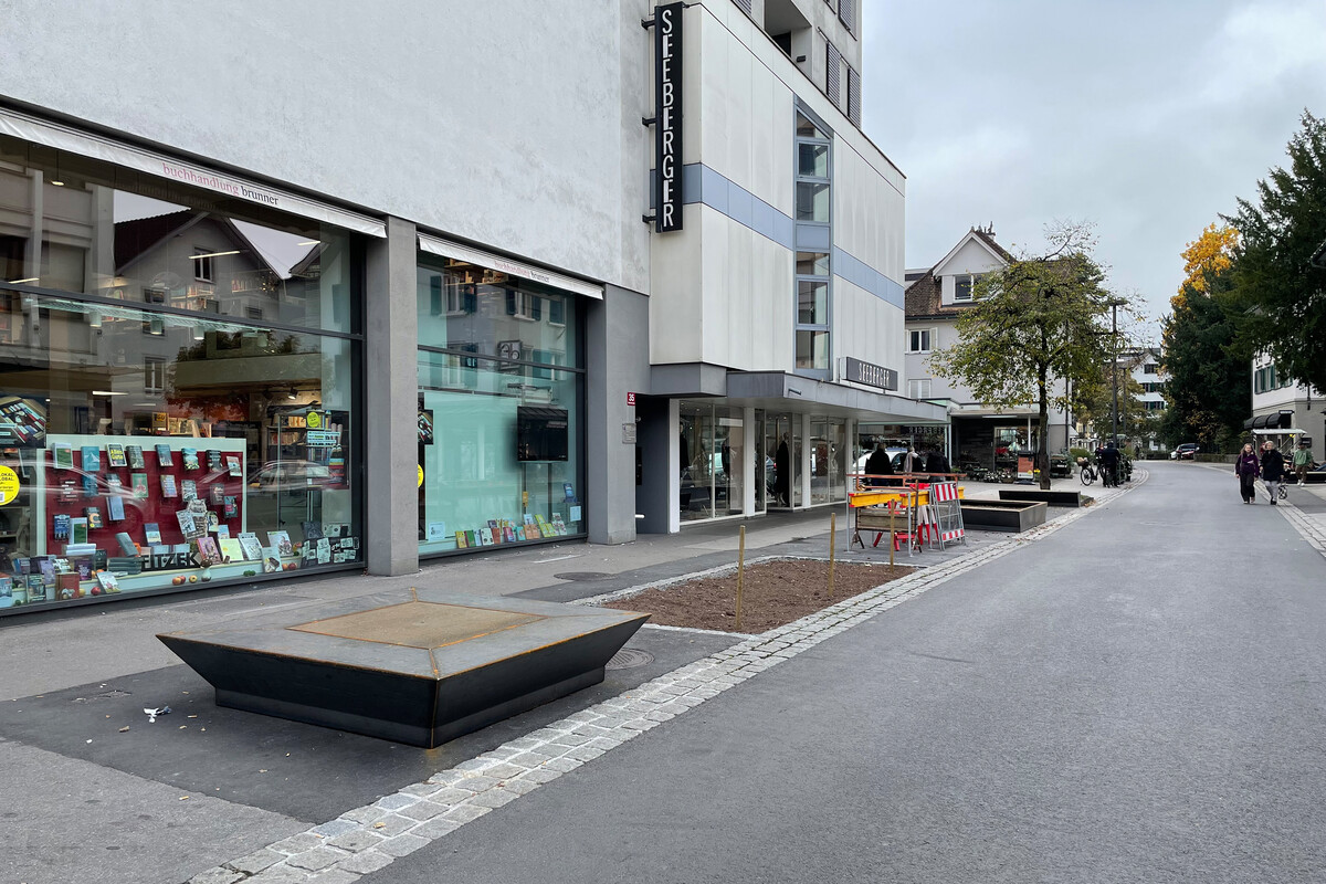 Der Umbau der Dornbirner Marktstraße steht vor dem Abschluss. Am Freitag, 6. Dezember, wird sie eingeweiht.⇒Stadt