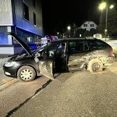 Drei Verletzte bei Alk-Unfall in Dornbirn