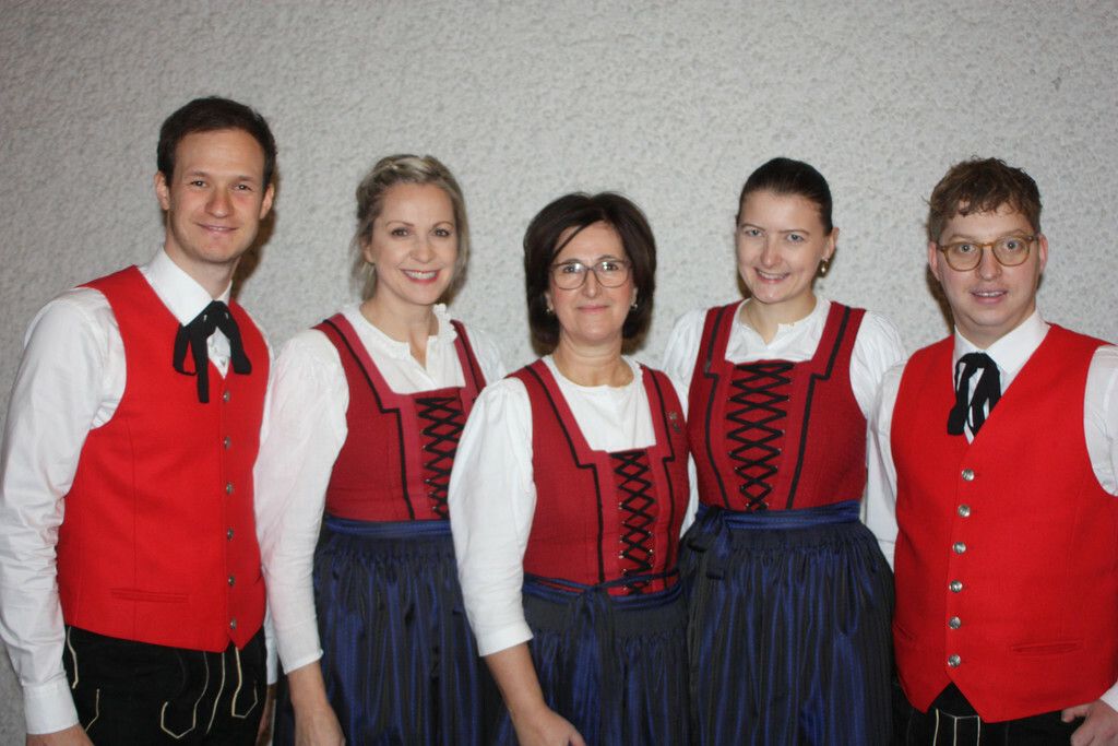 Die Bürgermusik Rankweil und Jungmusikanten beim traditionellen Konzert in St. Josef.⇒VN/TK