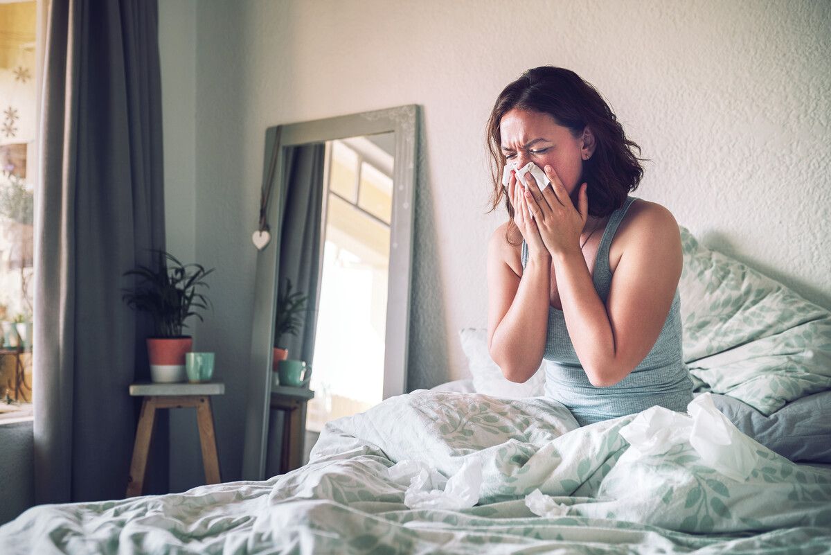 Die Hausstaubmilbe ist nach den Pollen der häufigste Auslöser einer Allergie und oft Ursache von Asthma bronchiale.