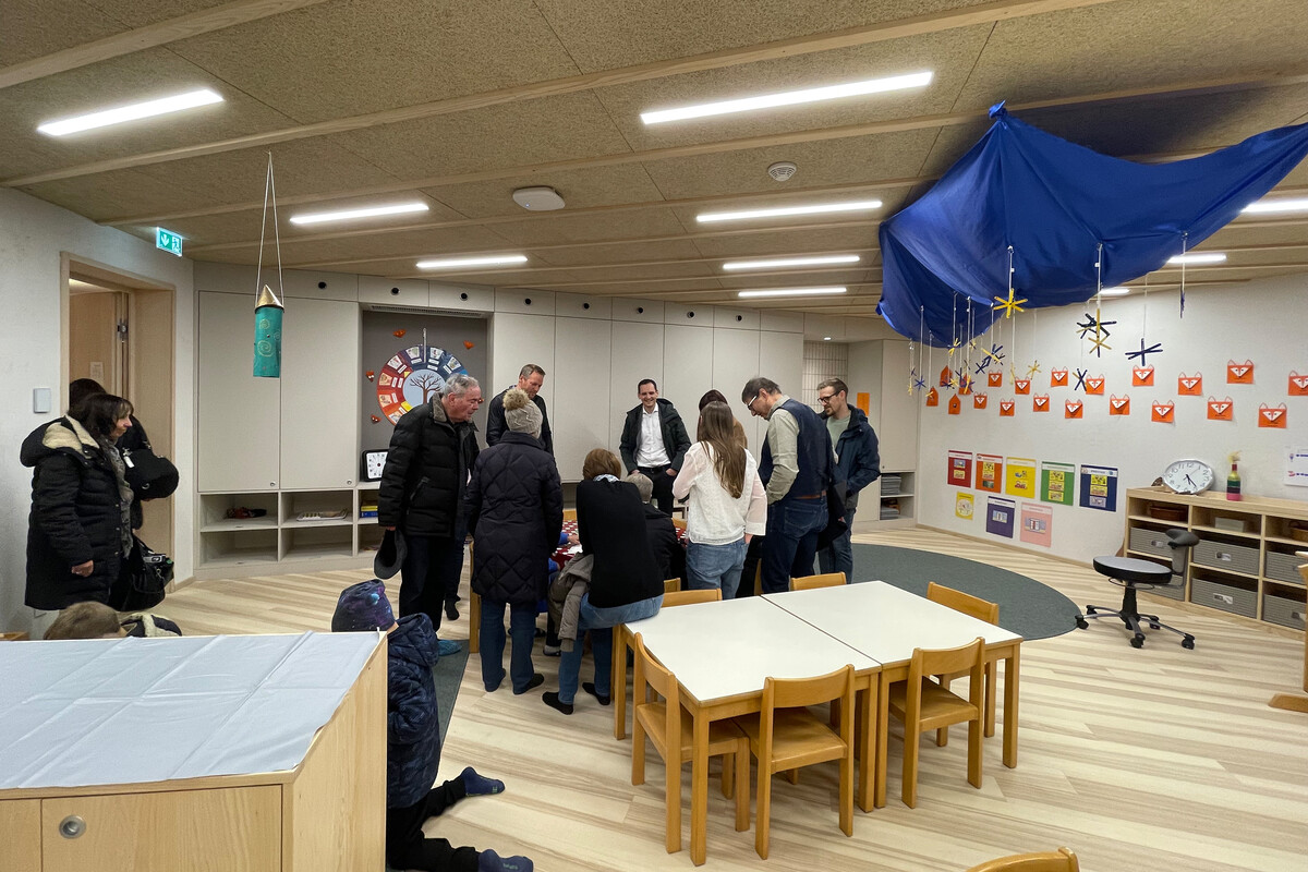 Die neuen Räume wurden begutachtet.