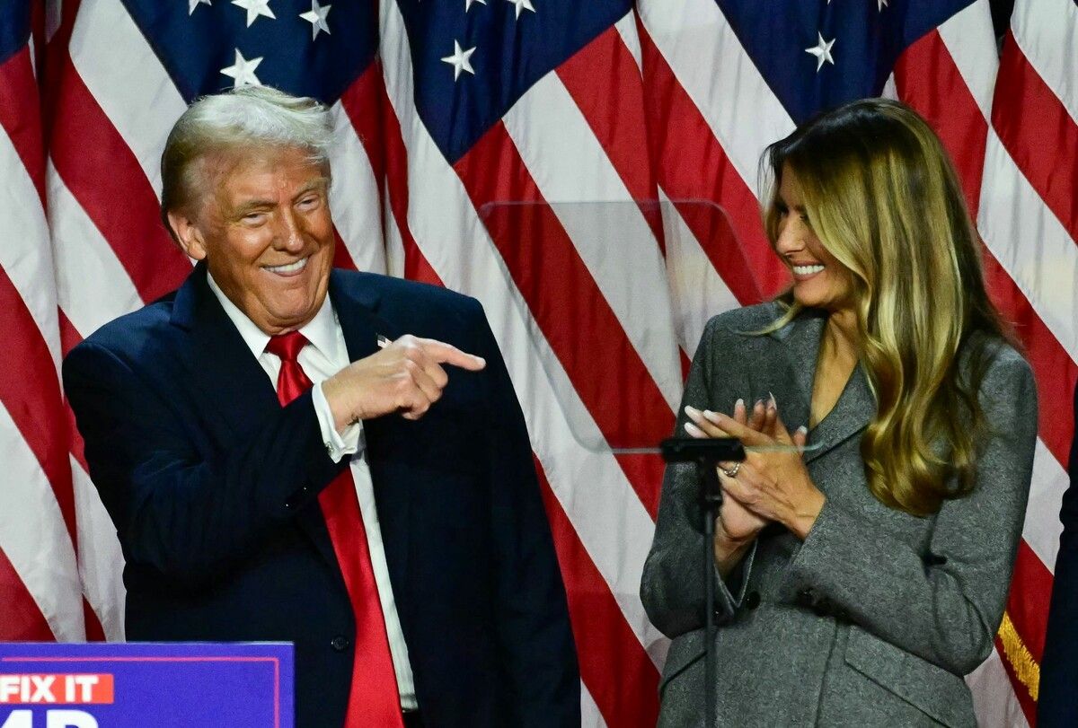 Donald Trump ist die Genugtuung ins Gesicht geschrieben. Der 78-Jährige wird der 47. Präsident der USA.⇒AFP