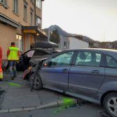 Zwei Verletzte bei Kollision von zwei Pkw in Bludenz