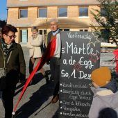 Märtle a dr Egg uf‘m „Posthus-Platz“