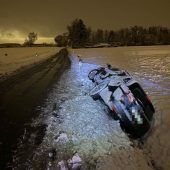 Unfälle im Schneechaos