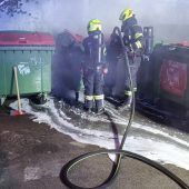 Container in Flammen