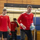 Heimatbesuch der Handball-Globetrotter bei Länderspiel. »C1