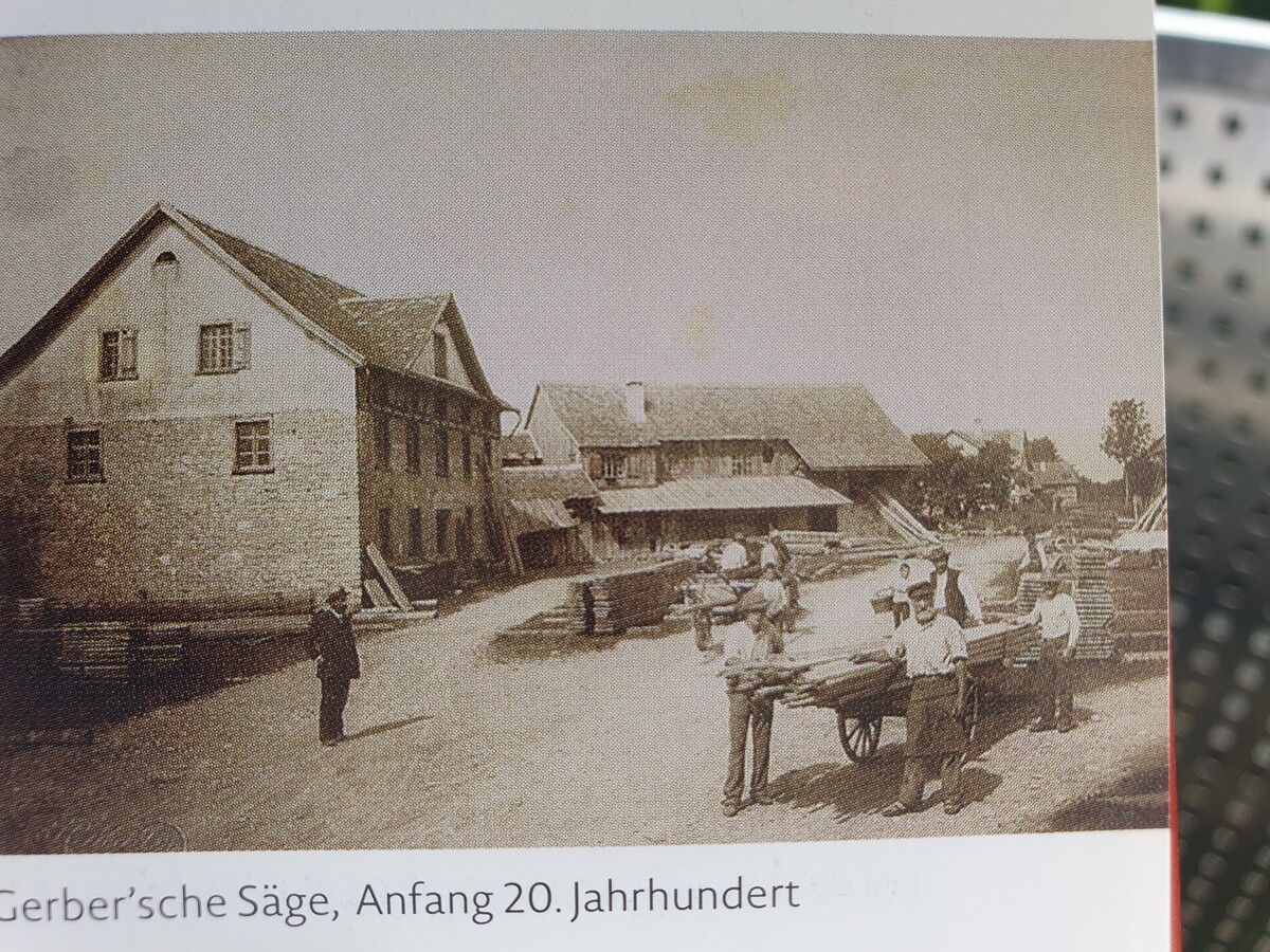 Gerbersche Säge Anfang des 20. Jahrhunderts.⇒Haymon Verlag