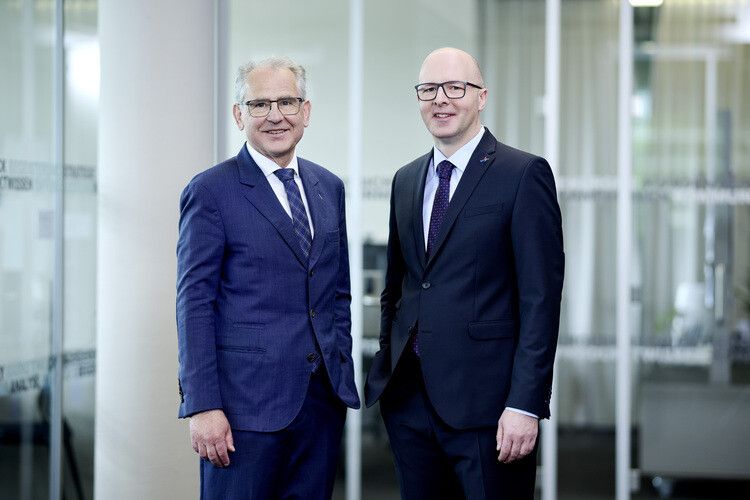 illwerke-vkw-Vorstände Christof Germann und Gerd Wegeler.⇒FA/Hagen