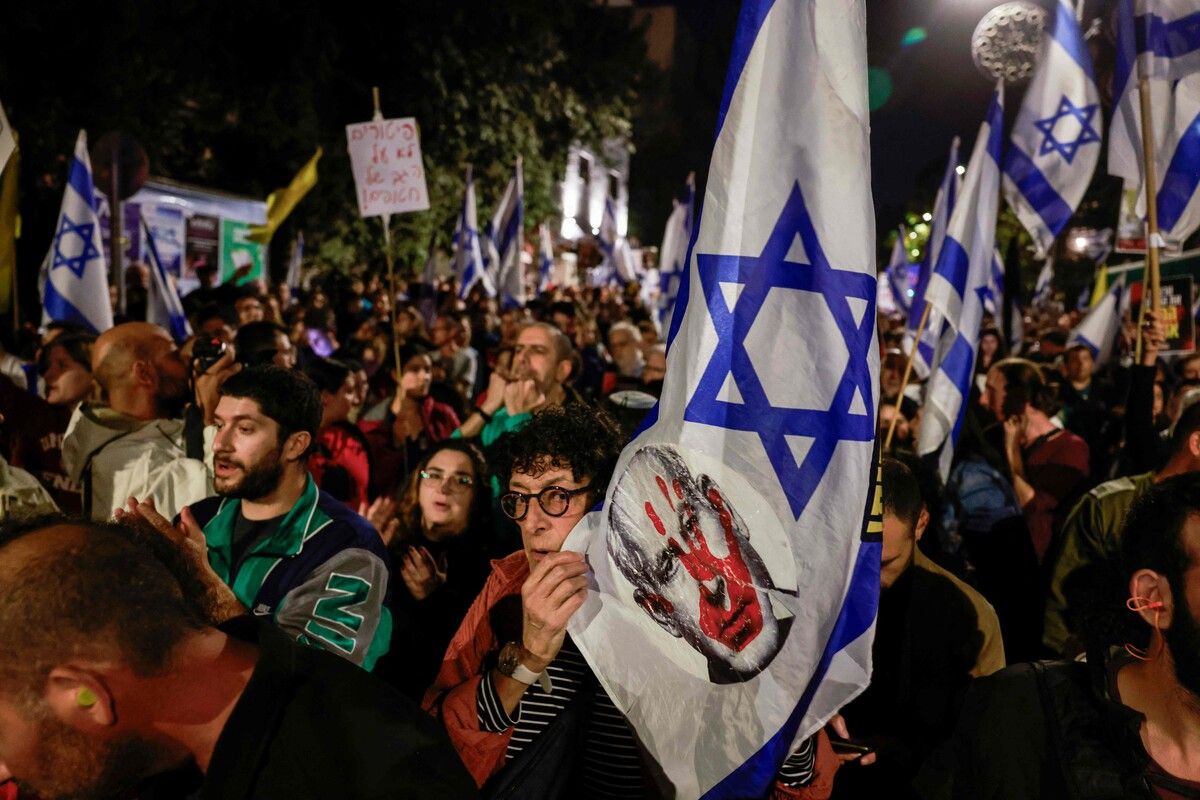 In Jerusalem gab es in der Nacht auf Mittwoch Proteste gegen die Entlassung.⇒AFP
