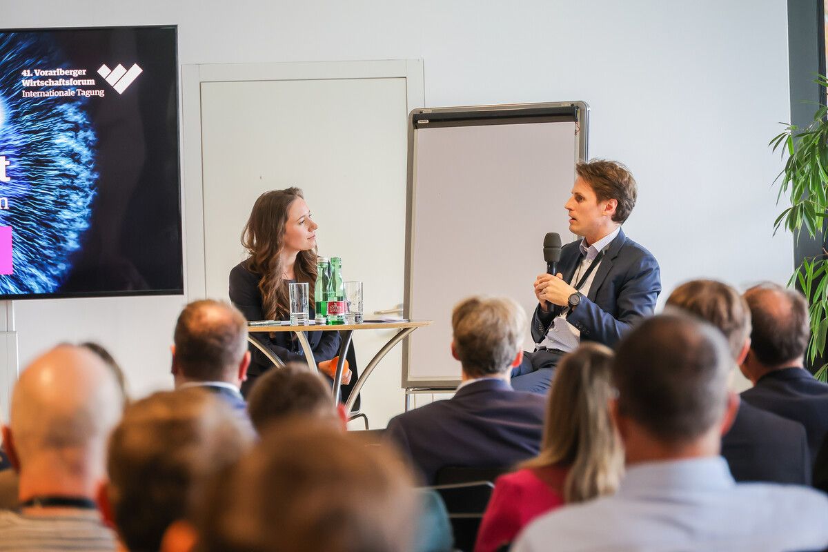 Innovator und Start-up-Star Ferdinand Metzler beim „Deep Dive“ zum Thema Innovation.
