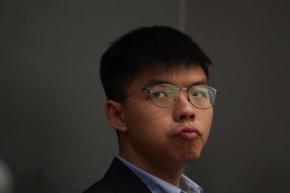 Joshua Wong wurde zu vier Jahren und acht Monaten Haft verurteilt.⇒AFP