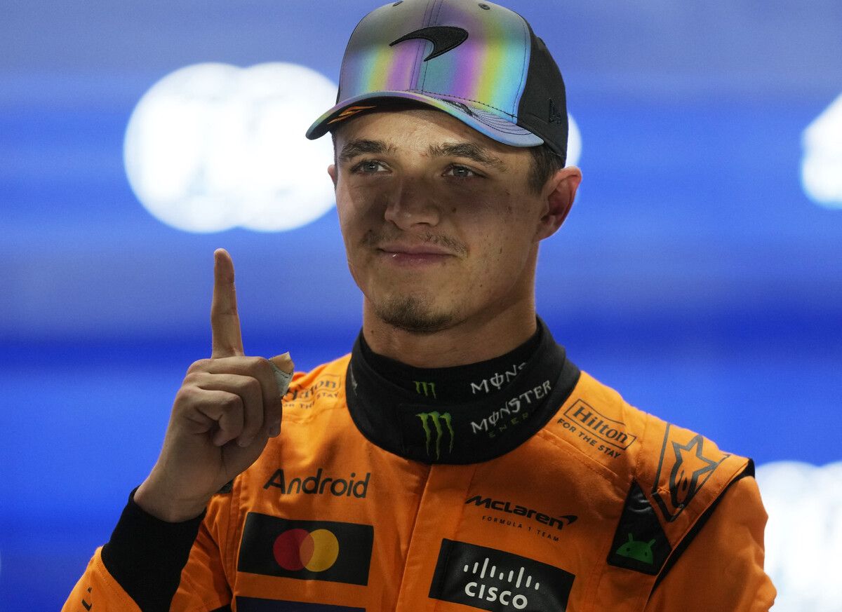 Lando Norris schnappte sich die Pole Position für den heutigen Sprint im Grand Prix von Katar.⇒reuters