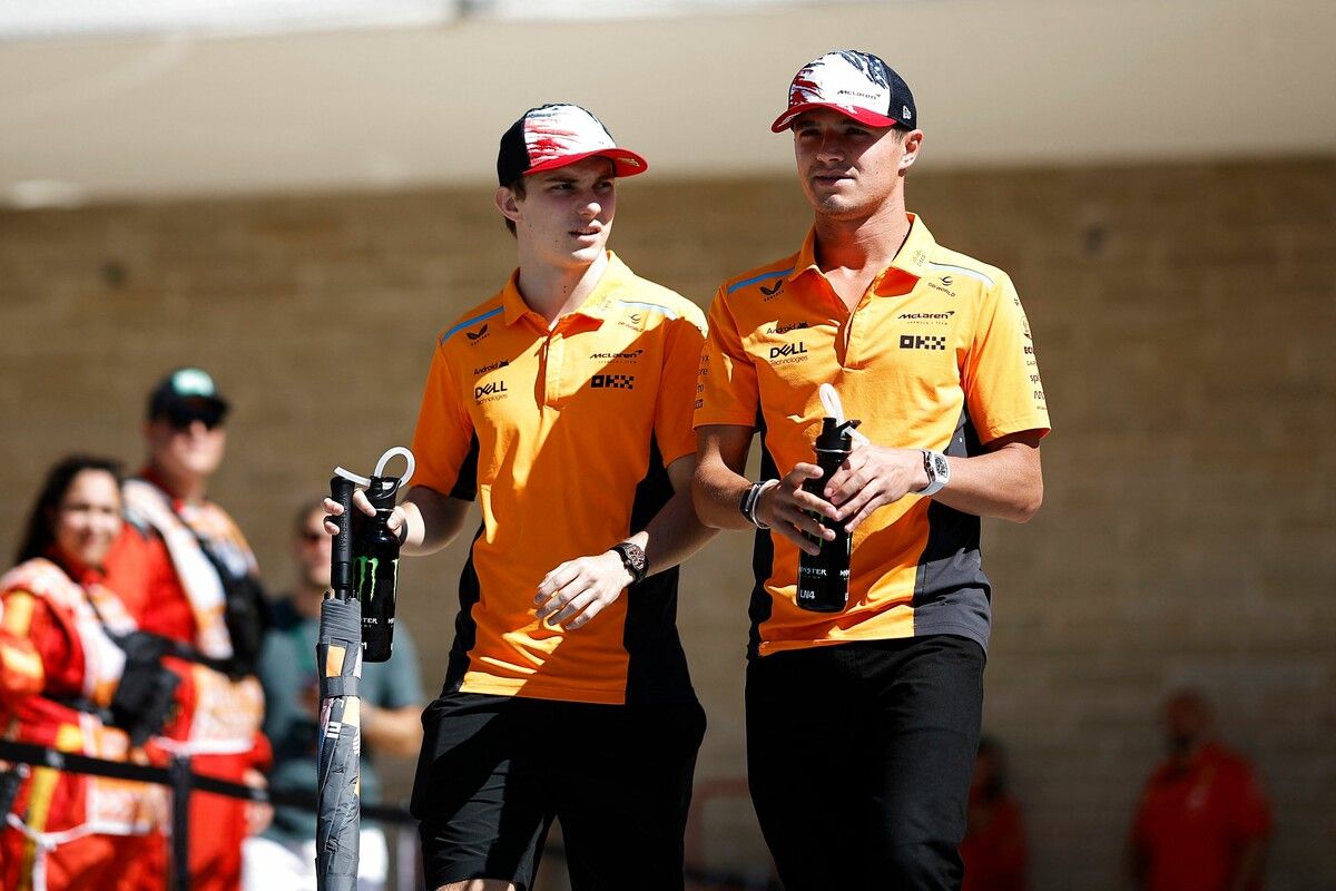 Lando Norris und Oscar Piastri wollen Konstrukteurswertung gewinnen.⇒AFP