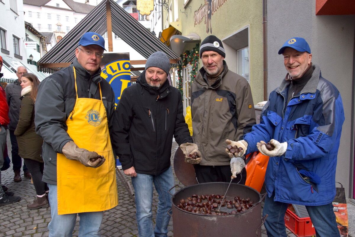 Lions-Club-Mitglieder Christian Frenkel, Tino Zylla, Josef Müller und Charly Worsch (v. l.). ⇒SCO (3)