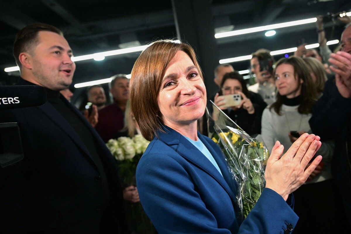 Maia Sandu bleibt im Amt und Moldau auf Kurs in Richtung EU-Beitritt. ⇒AFP