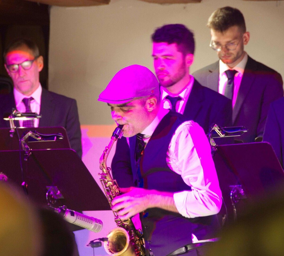 Martin Franz am Altsaxophon.⇒MSo