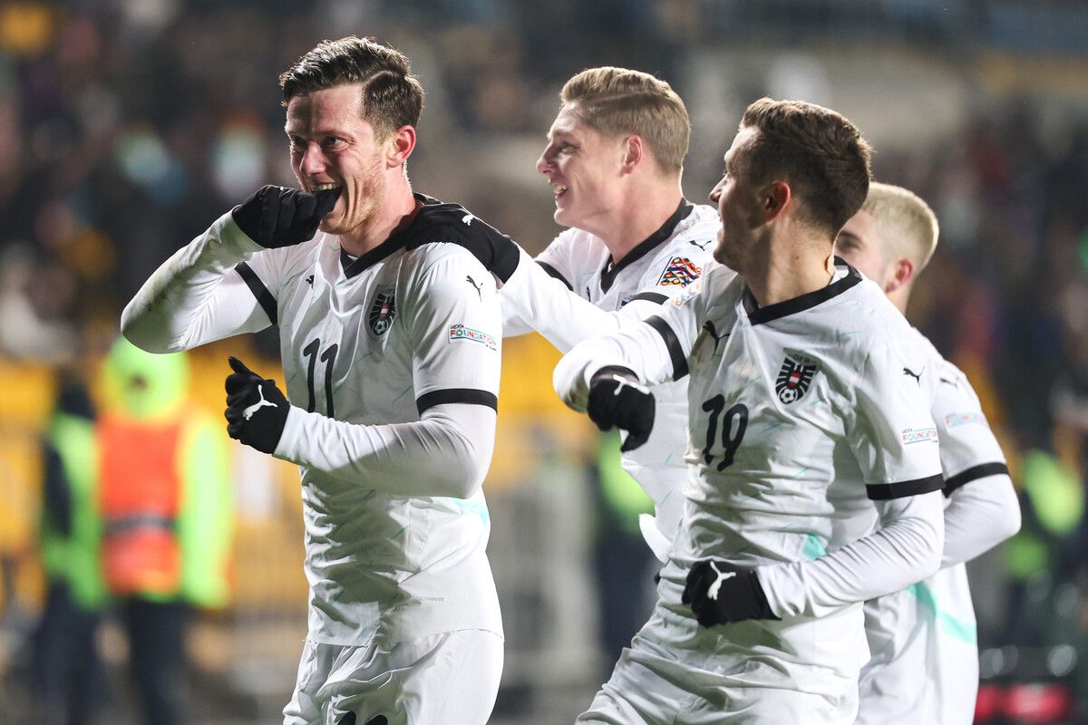 Michael Gregoritsch erzielte schon nach 25 Minuten den 2:0-Endstand im Spiel bei Kasachstan.⇒gepa