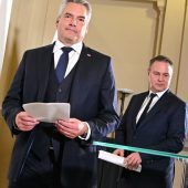 ÖVP und SPÖ sondieren mit Neos