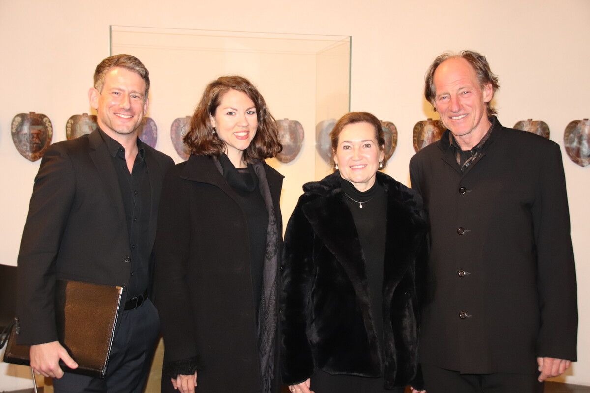 Nik Kevin Koch (Tenor), Lea Elisabeth Müller (Alt), Birgit Plankel (Sopran) und Andreas Lebeda (Bass). ⇒Natascha Moosbrugger