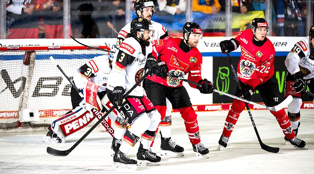 Österreichs Eishockey-Cracks kamen zum Abschluss des Deutschland Cup gegen den Gastgeber mit 0:6 unter die Räder.⇒DEB city press