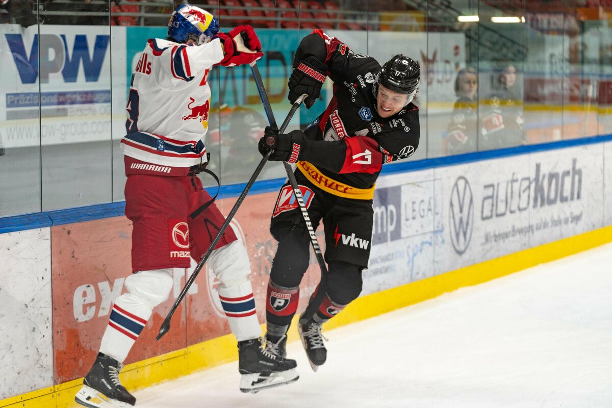 Oliver Cooper und die Pioneers kämpften tapfer gegen den Meister, doch am Ende unterlagen die Feldkircher klar.⇒VN-Stiplovsek