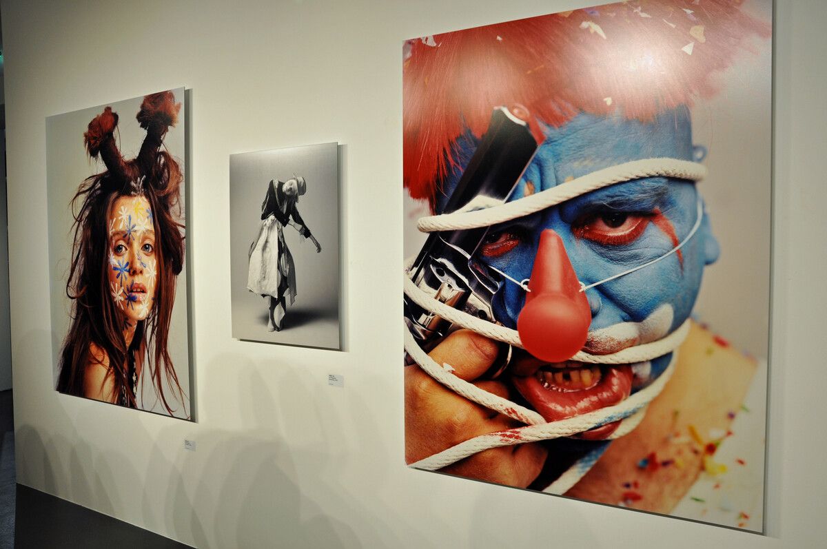 Persönliches Lieblingsbild des Künstlers: Hubert Dobler als Clown.⇒