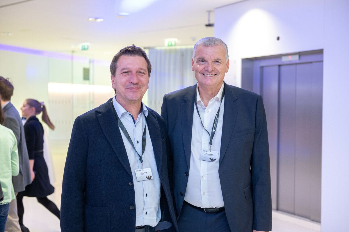 Philipp Blum (Julius Blum) und Günther Rupp (Raiffeisenbank International).