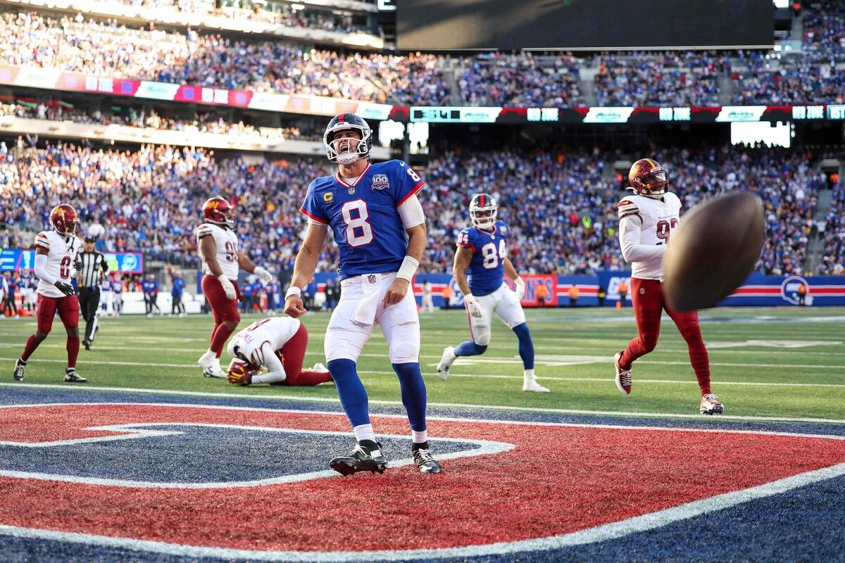 Quarterback Daniel Jones soll die New York Giants gegen die Carolina Panthers zum Sieg führen.