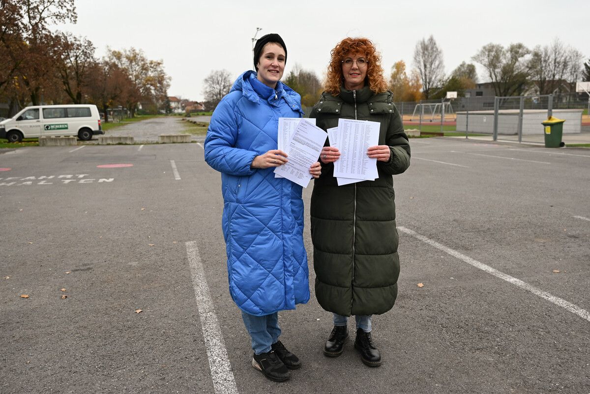 Raphaela Hollenstein und Eva Deschler-Einwaller kämpfen mit einer Petition für den Bau der fünften Volksschule in Lustenau.⇒BvS