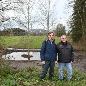 Amphibien bekommen Biotope im Ried