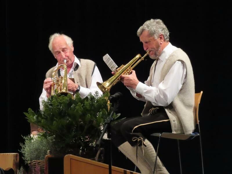 Rudolf und Walter Bär spielten Volksweisen. ⇒ME