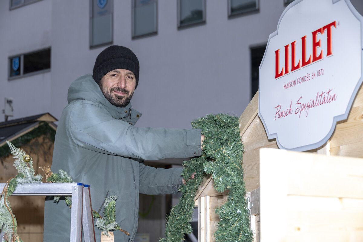 Selcuk Durmus beim Aufbau. ⇒vn/paulitsch