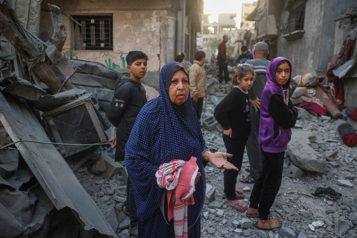 Tausende Menschen im Gaza-Streifen müssen ihre Wohnungen verlassen. ⇒AFP