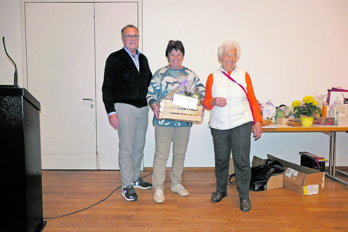 Vorarlberg 50plus Hohenems genoss ein unterhaltsames Preisjassen, bei dem Anny Drexel den ersten Platz und Siegfried Amann den Sackpreis gewann.⇒ 
              ⇒
              VORARLBERG 50plus Hohenems