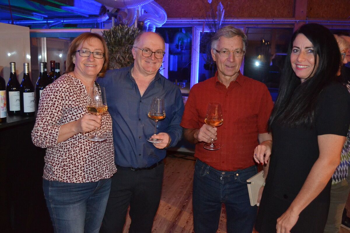 Waltraud und Jürgen Egger, Werner Nessler und Ulli Radl-Bartl.