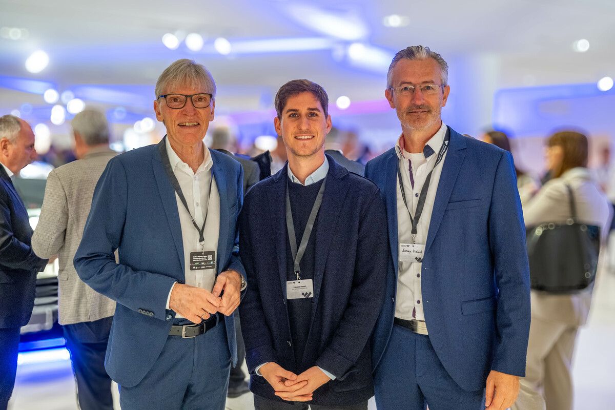 WKV-Präsident Wilfried Hopfner, Valentin Drexel (Spar) und Jimmy Heinzl (Wisto).