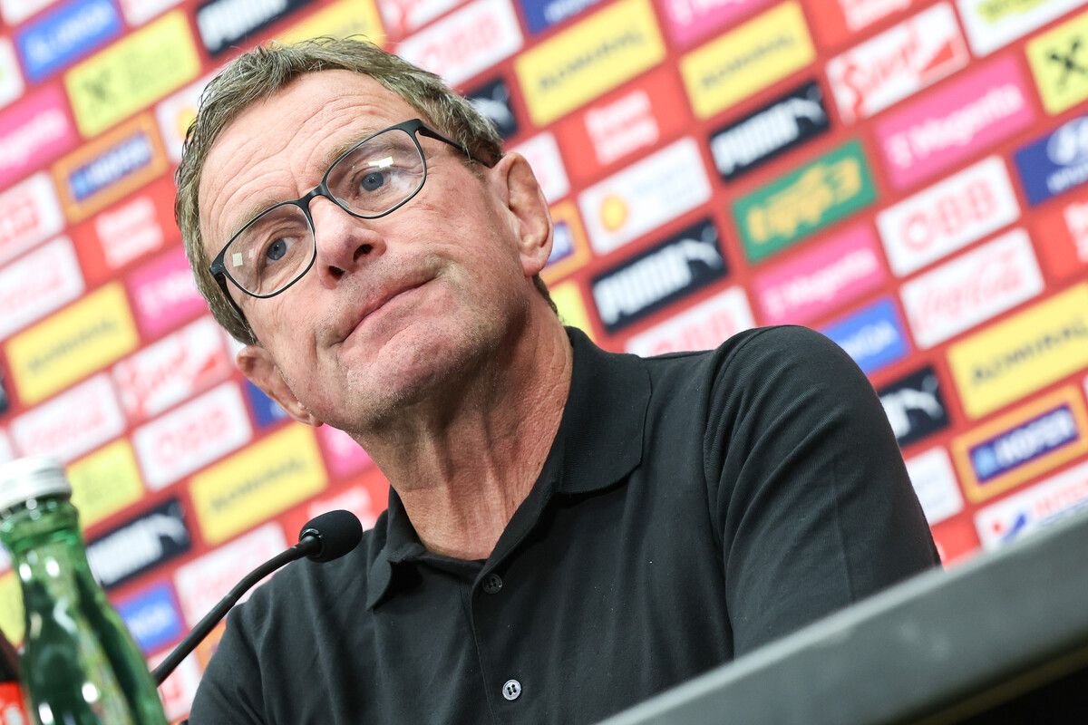 Zugeknöpft gab sich Teamchef Ralf Rangnick bezüglich aktuellen ÖFB-Themen.⇒gepa
