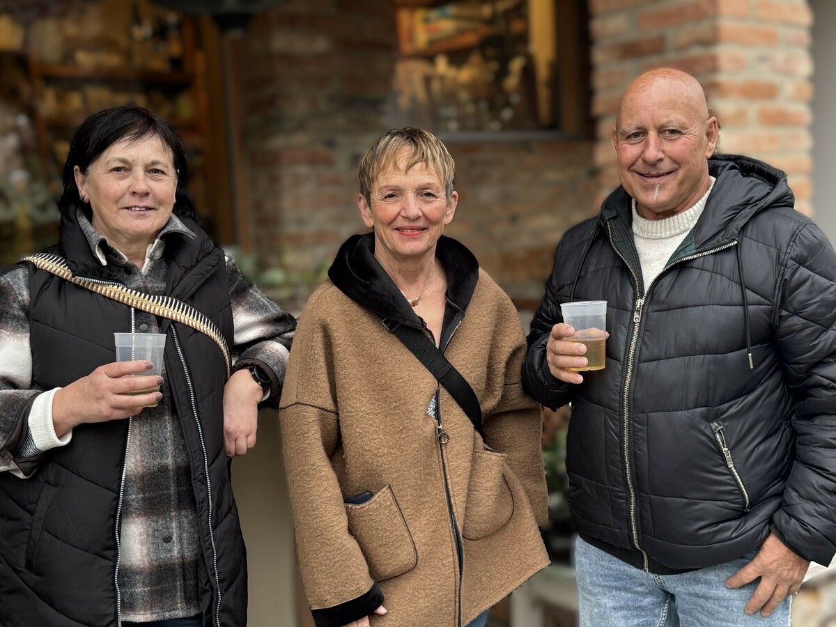 Agnes Küng, Herma Beck und Karl Reutz.