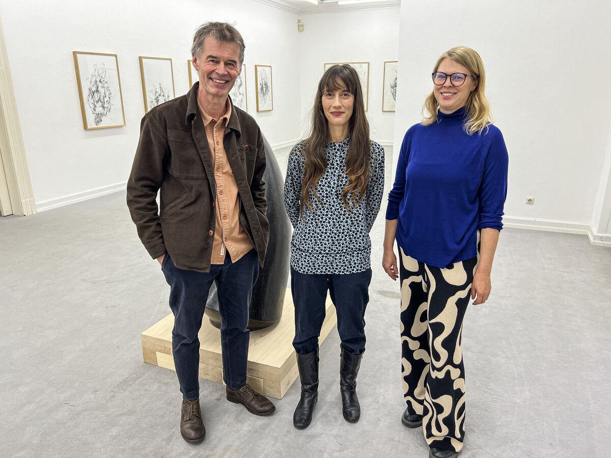 Albrecht Zauner, Sarah Bildstein und Roswitha Weingrill zeigen eine Auswahl ihrer Werke. ⇒Franc