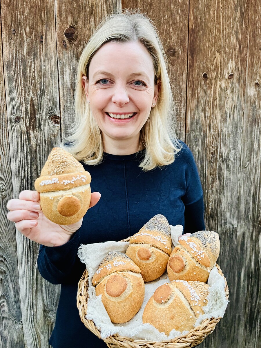 Alexandra Frick verrät ihr Rezept für die Wichtelbrötchen.