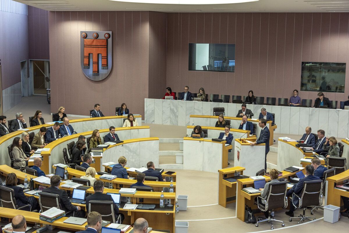 Am Mittwoch drehte sich im Landtag alles um das Landesbudget für das kommende Jahr.⇒VN/Paulitsch