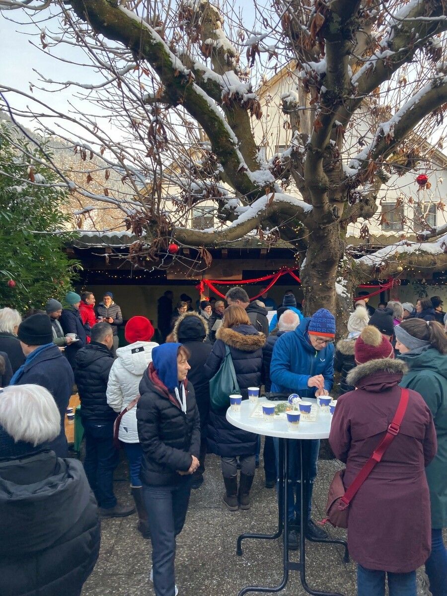 Am Sonntag findet beim ehemaligen Gasthaus Krone in Nüziders eine adventliche Matinee statt. ⇒Caritas Vorarlberg